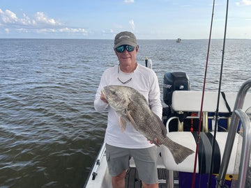 Customer catch photo