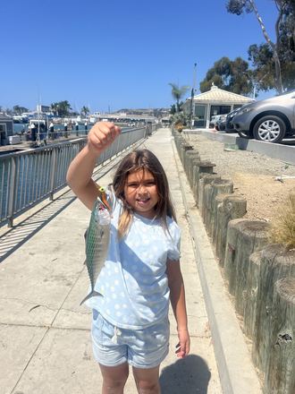 Customer catch photo