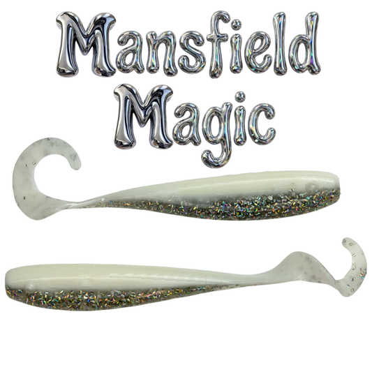 4" Curly Tail Jerkshads - 8 Per Pack A.M. Fishing 4" Curly Tail Jerkshads - 8 Per Pack A.M. Fishing