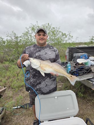 Customer catch photo