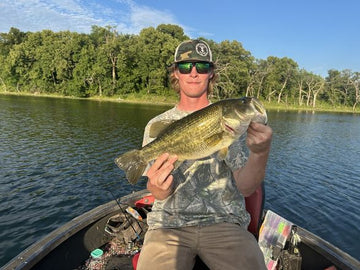 Customer catch photo