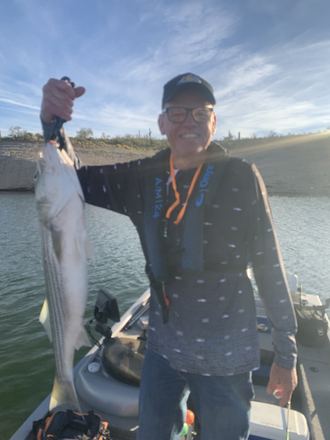 Customer catch photo