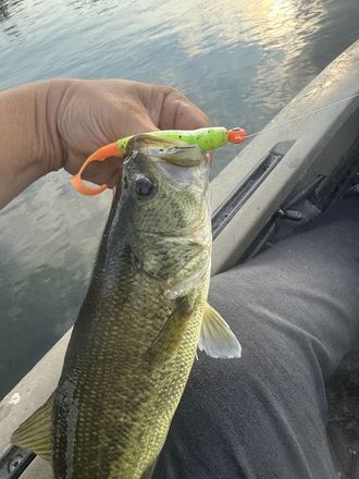 Customer catch photo