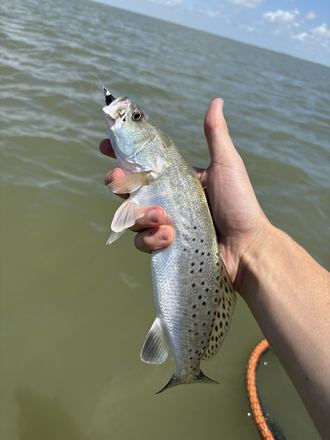 Customer catch photo