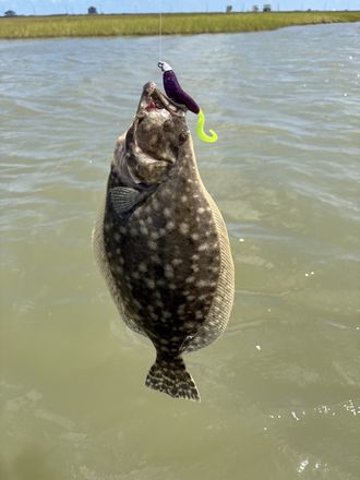 Customer catch photo