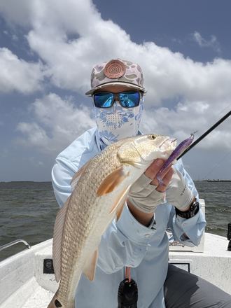 Customer catch photo