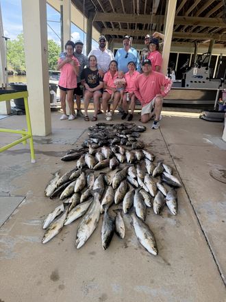 Customer catch photo